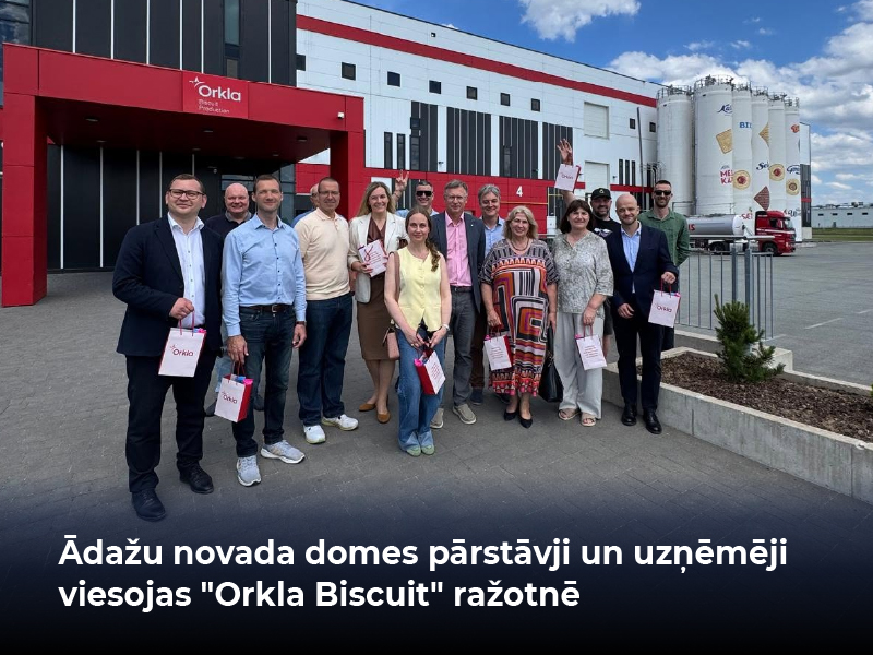 Ādažu novada domes pārstāvji un uzņēmēji viesojas 