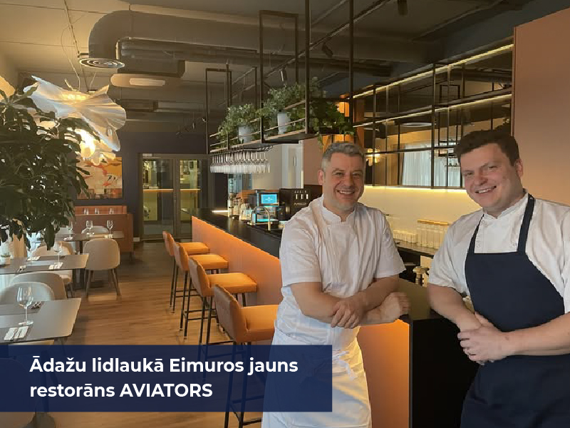 Ādažu lidlaukā Eimurosjauns restorāns 