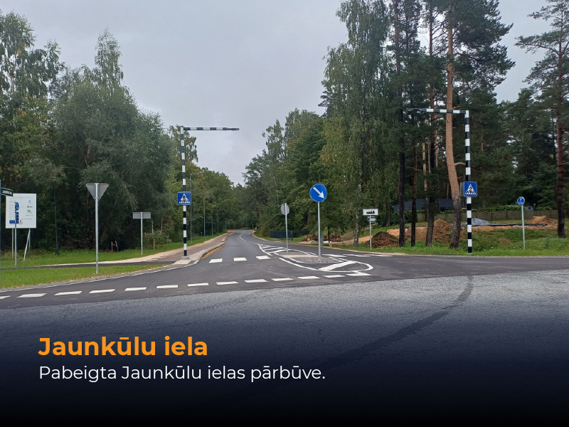 Pabeigta Jaunkūlu ielas pārbūve